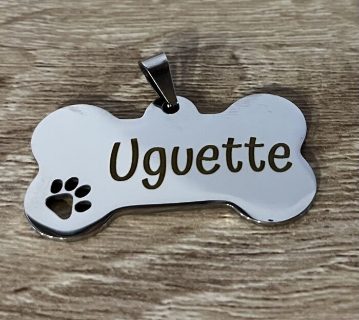 Médaille pour chien personnalisée – Gravure laser